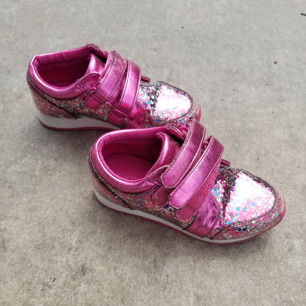 Pink sparkly Katy Perry toddler shoes size 10 (9)